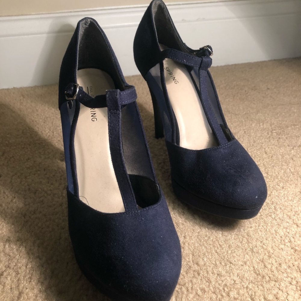 Blue heels